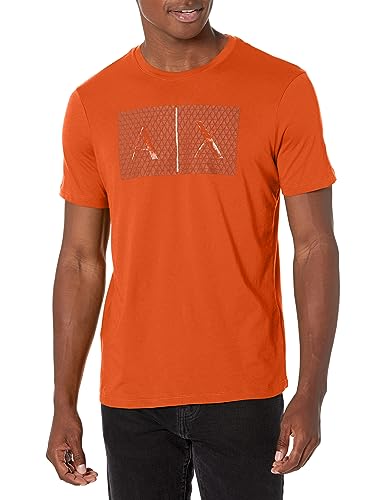 A|X Armani Exchange Men's Crew Quited Logo Tee