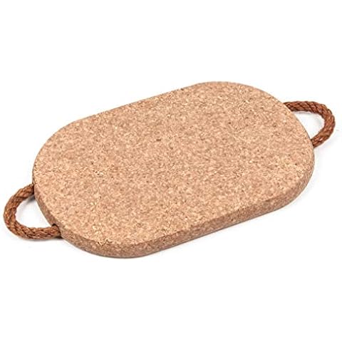 Cork Trivet with Rope Handle (30x20 cm) Cover