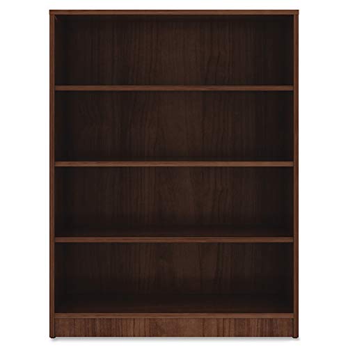Lorell Walnut Laminate Bookcase, 48" X 36" X 12" #TOP1
