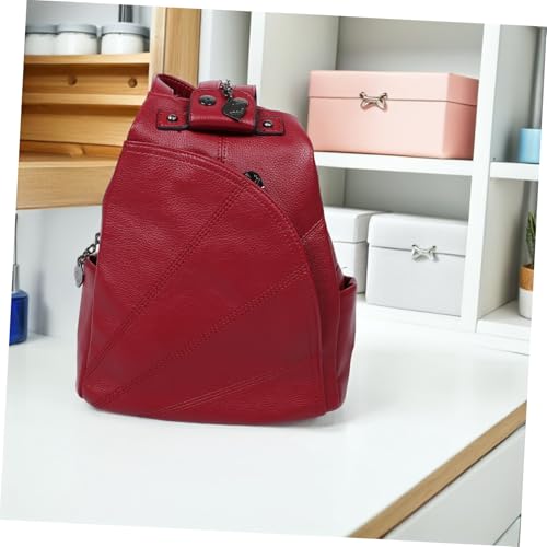 Sac à main en cuir avec sangles réglables et compartiments tendance