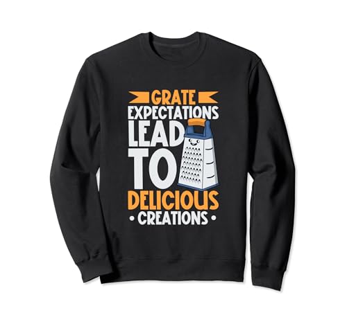 De délicieuses créations - Râpe de cuisine Sweatshirt
