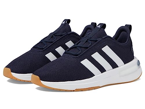 adidas® Kids Racer TR23 Big Kids Running Shoes – Mesh Upper – Textile Insole and Lining – Round Toe Design Legend Ink/Footwear White/Gum 3 6 Big Kid M