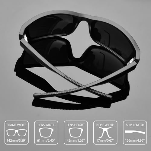 Joopin Sports Sunglasses Polarized UV Protection Square Shades for Men Sun Glasses for Fishing Driving Running4