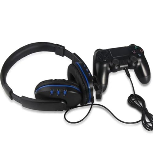 Headset Gamer Fone de Ouvido Microfone Retratil P3 3,5mm Smartphone Pc Notebook (Azul)