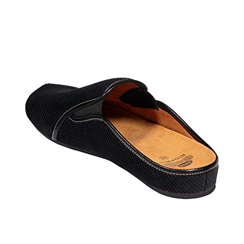 Scholl Ciabatte Felce, Nero, 39 EU