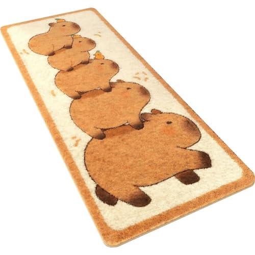 Alfombra de área de capibara Dianzan para llenar de alegría y calidez tu hogar 2