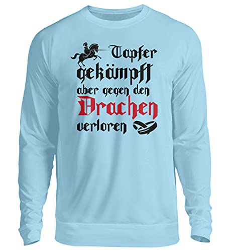 Pull JGA Tapfer homme taille M bleu sweat-shirt unisexe pour enterrement vie garçon