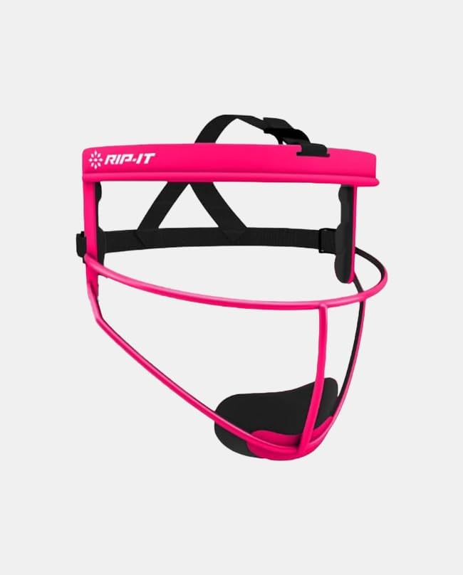 Women's Girls Youth Defense Pro Softball Fielder's Face Mask - Matte, Pink
