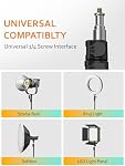 AOCHUAN 1.7M Tripode caméra complet pour Smartphones Caméra Gimbal Stabilizers w/ 0.44m ~1.7m Support d'éclairage en alliage d'aluminium(T20)