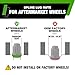 DPAccessories Black M14x1.50 Lug Nuts for Aftermarket Wheels - Closed End Duplex Spline Tuner - 35mm (1.38