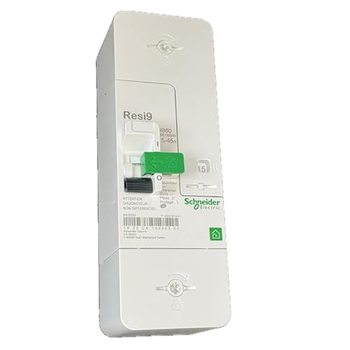 Schneider Electric - Disjoncteur de branchement EDF non-differentiel monophasé 1P+N 15-30-45A pour connexion de service Resi9 DB60