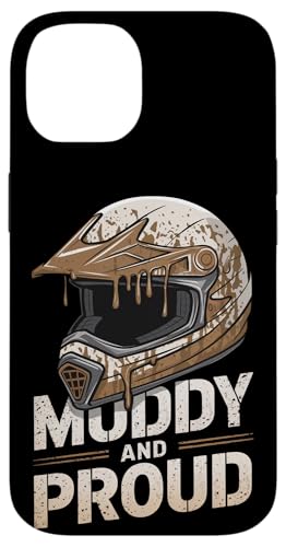 Vélo tout-terrain boueux et fier Coque pour iPhone 14