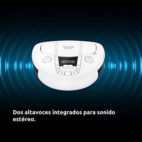 Reproductor de CD estéreo TechniSat VIOLA CD-1 portátil para escuchar música sin internet 6