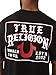 True Religion Men's Turkish Flag Tee – Short Sleeve Crewneck Graphic T-Shirt- Jet Black, XL