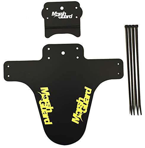 MARSH GUARD Plus Mud Schutzblech Fender The Stash'' Zusatz für Schutzblech (Schwarz/Logo Gelb)