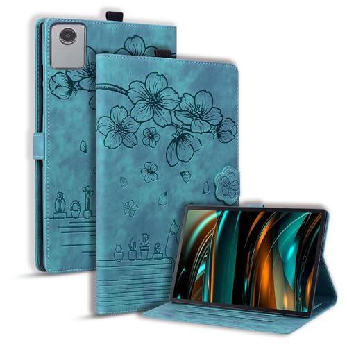 Coque Lenovo Tab M11 2024 rabat kickstand 11 pouces similicuir vert JZ