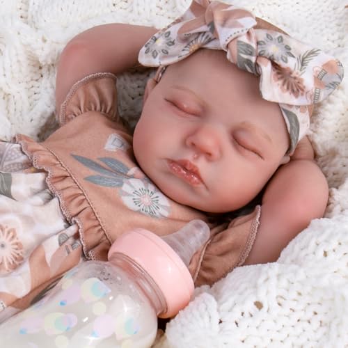Aori Lifelike Reborn Baby Dolls - Realistic 20-Inch Newborn Real Life Baby Girl Doll with ...