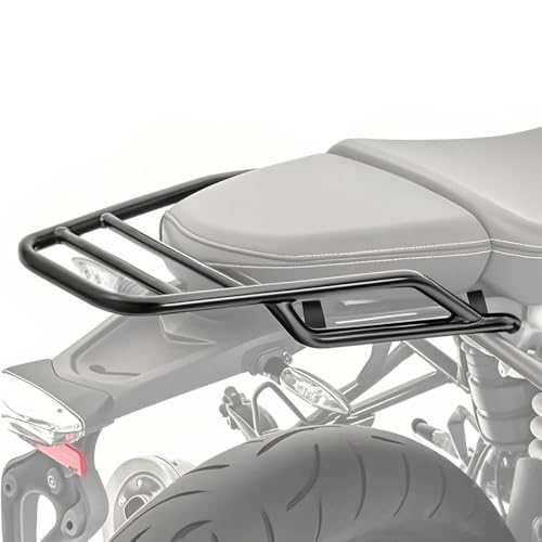 Porte-bagages arrière R NineT rigide en acier noir mat pour Scrambler et Urban GS