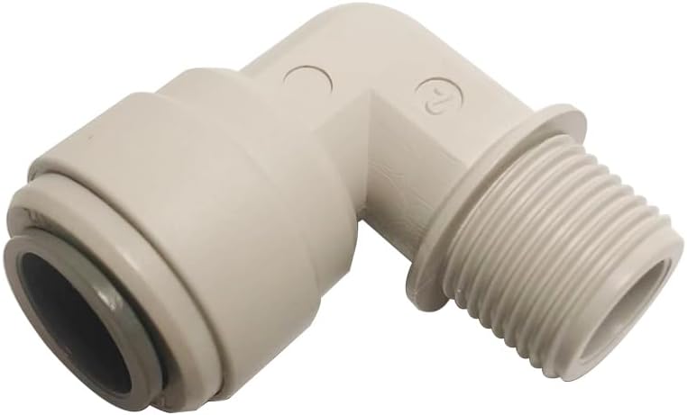 Malida 1/2 inch O.D. Tube Tee Union Quick Connector, Push in to Connect RO Water Filter Tube Fitting,5pcs.