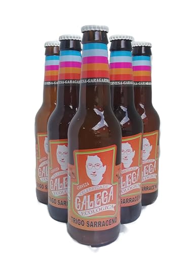 Cerveza artesana ecológica CELEBRIDADE GALEGA Trigo Sarraceno caja de 6 x 33cl.