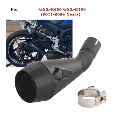 Tubo de escape slip on con soldaduras TIG de alta resistencia para GSXR 600 6