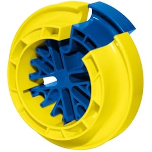 Wire Comb Cable Management Network Cable Tool Anti Entanglement Tool Installing Cables Connected to The Network Easier Cables or Wires with a Diameter Up to 1/4″ (Outer Ring Yellow)
