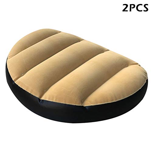 Henreal - Asiento Hinchable de Kayak de cojín de Asiento, 2 Unidades, para Pesca, Camping, Senderismo