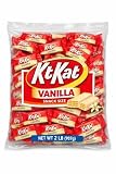 KlT-KAT White Creme Chocolate Wafer Snack Size, Candy Bag (2 LB)