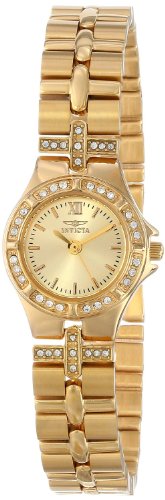 �C�����B�N�^ Invicta Women's 0134 Wildflower Collection 18k Gold-Plated Crystal Accented Watch [���s�A���i]
