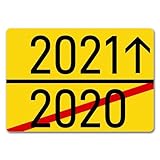 trendaffe Anfang 2021 Ende 2020 Stadtschild Fußmatte ohne Rand