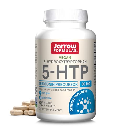 Jarrow Formulas 5-HTP 50mg Brain and Memory Support 90 Count
