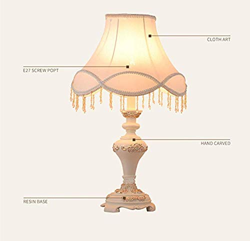 Lampe de table rétro en résine sculptée pour ambiance chaleureuse - 4