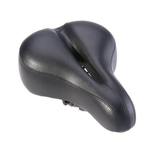 UNISTRENGH Most Comfortable Bike Seat for Women Padded Bicycle Saddle with Soft Cushion - Replacement Bike Saddle Improves Riding Comfort on Your Exercise Bike - Women's Bicycle Seat