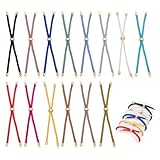 14 Couleurs:Ces bracelets coulissants réglables en cordon de nylon sont disponibles en 14 couleurs au choix, dont chacun peut être utilisé régulièrement dans votre bricolage quotidien. Une variété de couleurs peut être associée à différents pendentifs pour créer des bracelets de différents styles, faire des bijoux uniques