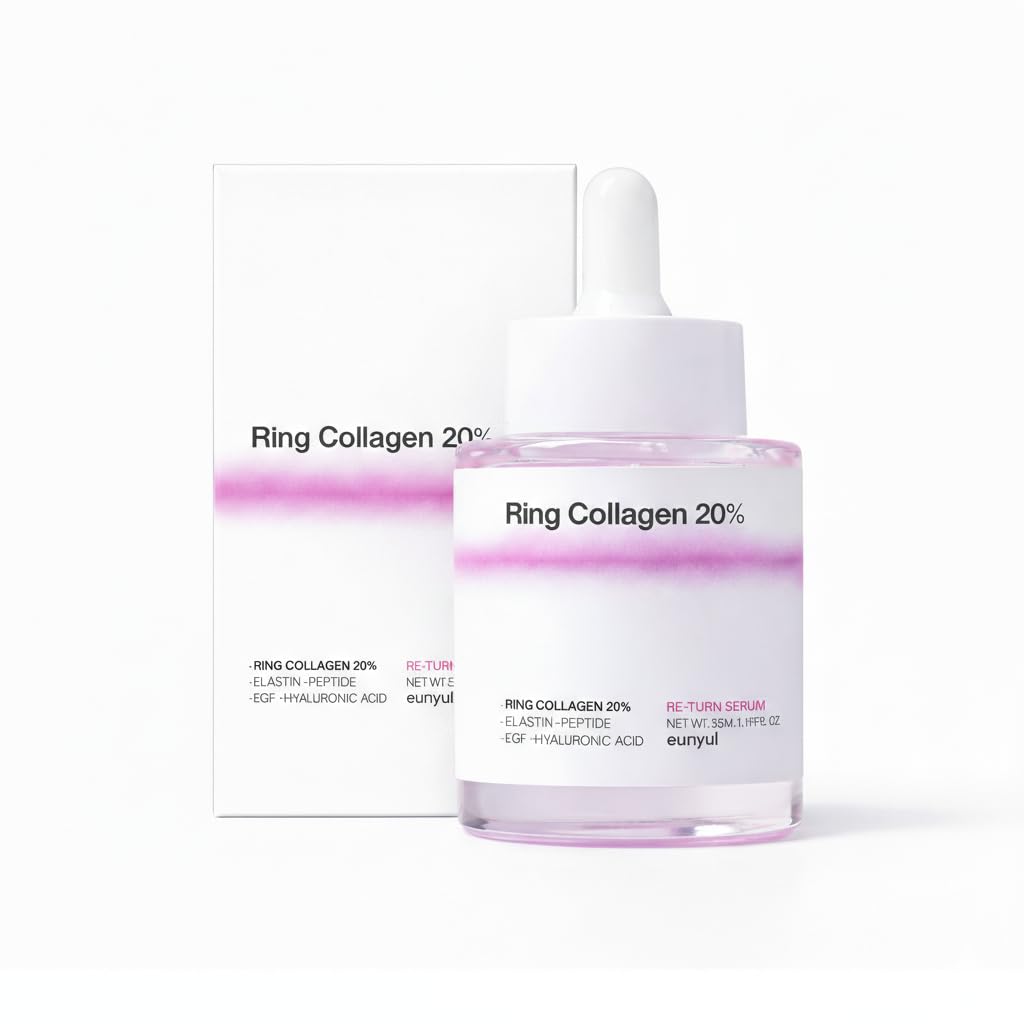 EUNYUL Ring Collagen 20% Face Serum (1.18 fl.oz / 35ml) – Korean Collagen Serum with 200,000ppm Collagen, Peptides & Niacinamide, Hydrating & Firming Skin Care - Image 3