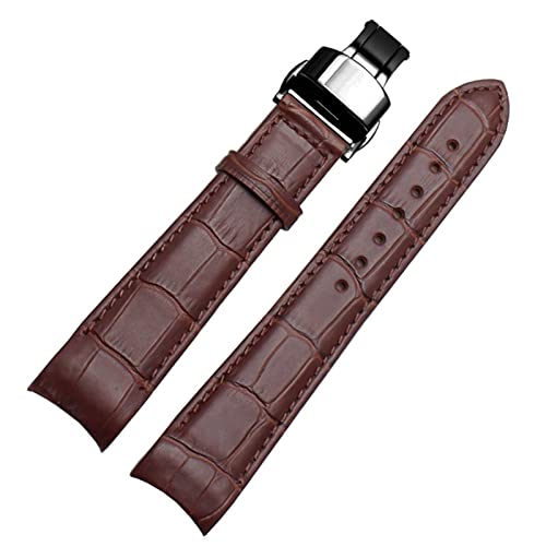 Bracelet montre cuir courbe chic pour habiller votre boîtier BL9002-37 en soirée