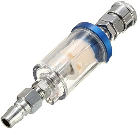 14 "Mini filtro de agua filtro de aceite separador de agua para compresor de aire herramienta de pulverización