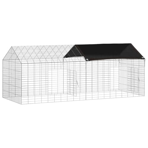 Cage à lapin moderne et robuste en acier galvanisé résistant aux intempéries - 7