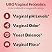 O Positiv URO Vaginal Probiotics for Women pH Balance with Prebiotics & Lactobacillus – Vaginal Health Supplement – Promote Healthy Vaginal Odor & Flora, 60 Count (Pack of 1), 1 Month Supply