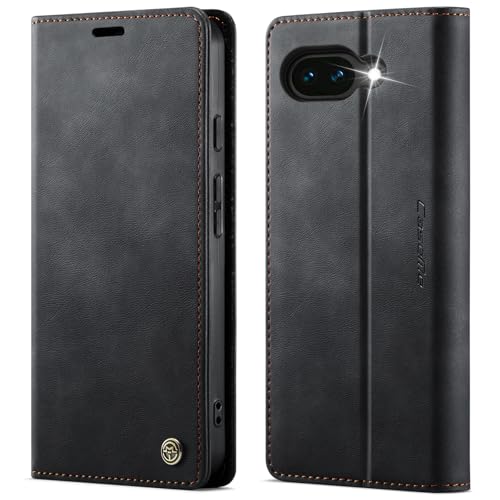 owlhold hülle für iPhone 16/17 Premium Weiches Vintage-Nubukleder klapphülle