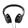 Generic Kids Wire Headphones - Over Ear Headset with Microphone, HiFi Stereo, Foldable, Lightweight, Stretchable, Soft Ear Pads, 3.5mm Jack, for Learning & Entertainment, Black A