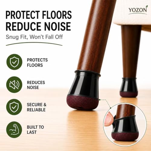 Image of 2023 New Chair Leg Floor Protector Chair Sliders Floor Protector Rubber Chair Leg Protectors for Hardwood Floors Felt Furniture Pads Silicone Caps 32Pack Black Extra Small (Fit:0.5 inch-0.8 inch) | Chair Leg Protectors for Hardwood Floors Anti-Scratch Reduce Noise Black Round Small Fit 1 /2 inch to 15 /16 inch (13~23mm)
