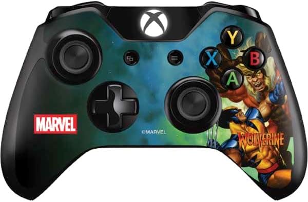 Skinit Decal Gaming Skin Compatible with Xbox One Controller - Officially Licensed Marvel X-Men Gambit Design