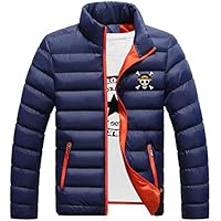 WANHONGYUE Anime One Piece Monkey D Luffy Down Jacket Chaqueta
