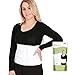 AltroCare Postpartum & Post Surgery Abdominal Binder. 3-Panel belly band for recovery after childbirth, hysterectomy, tummy tuck, hernia, diastasis recti. Size S/M (30" to 45"). Made in USA.