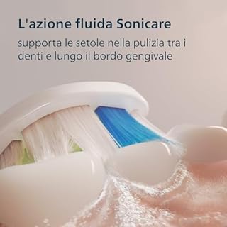 Philips Sonicare 5500, spazzolino elettrico sonico con 2 modalità, avviso di pressione, EasyStart, Smartimer e BrushPacer, bianco, modello HX7110/02 [Nuova tecnologia]
