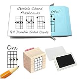 Beginner Ukulele Gift Pack (Chord Flashcards and Ukulele Chord Stamp and Pad)