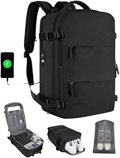 Mochila de Viagem com Múltiplas Compartimentos