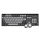 Hexgears GK735 Wired Full Size Mechanical Keyboard, Aluminum Housing Built for Gamers w/Kailh Box White Switch, White Backlit + Surrounded by RGB Light Strip, 104 Keys Gaming Keyboard for PC/Mac