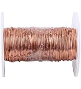 QWORK T2 Kupferlackdraht 0,3mm X 100m - 99,9% Reiner Kupferdraht Für Spulen
